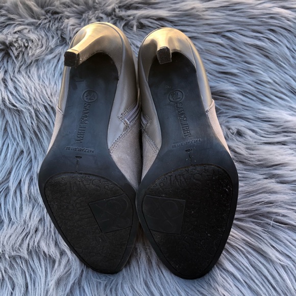 🆕 Sam & Libby Faux Suede Ankle Boots - Picture 2 of 6